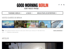 Tablet Screenshot of goodmorningberlin.com